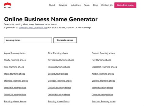 bsuiness name generator|business name gerador.